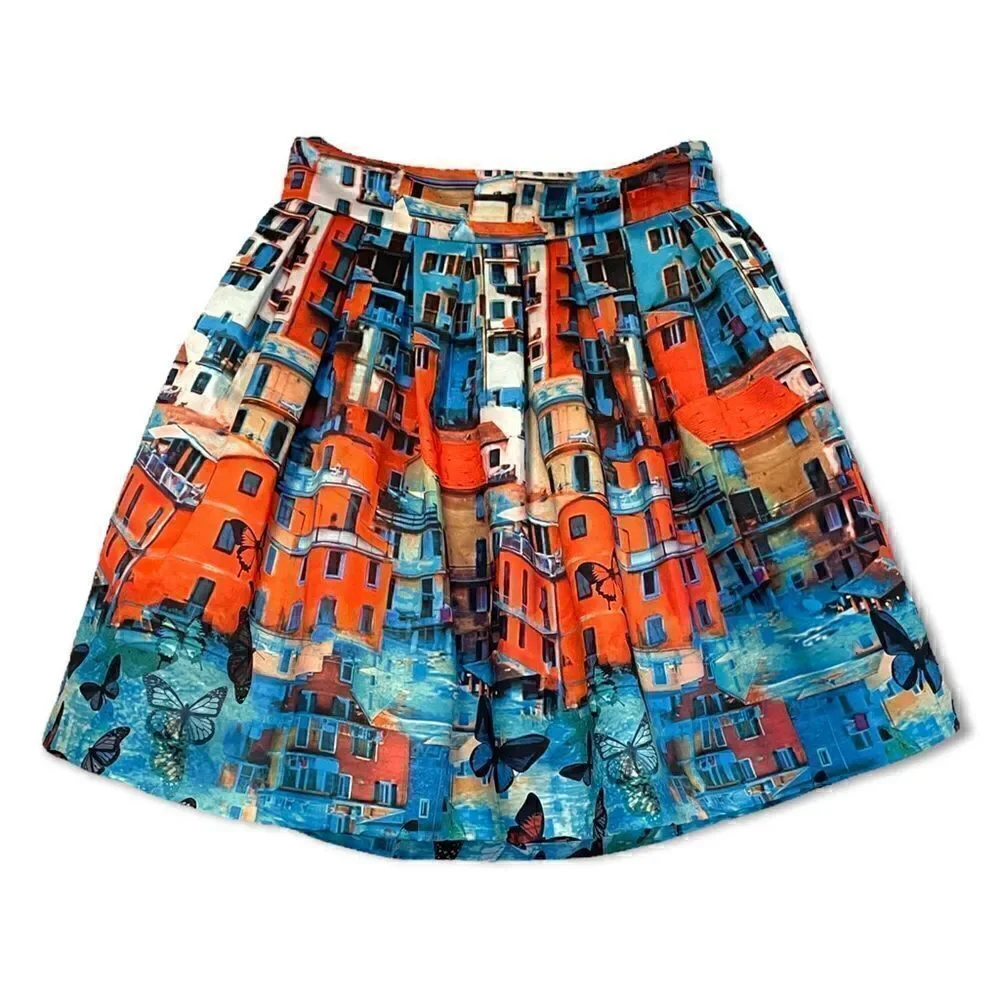 ALICE + OLIVIA Printed Mini Skirt | Size: XS |